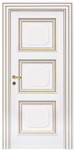 Межкомнатная дверь 931 OV Bianco oro