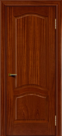 Межкомнатная дверь Лайндор  Пронто глухая красное дерево тон 10