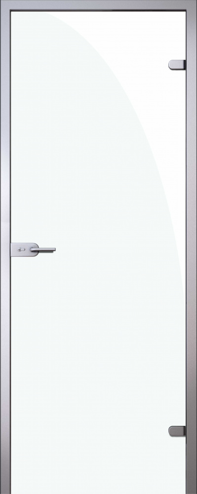 Стеклянная дверь Триплекс White