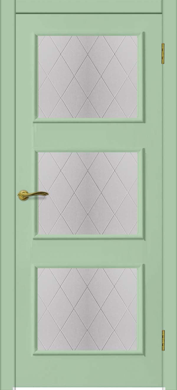 Межкомнатная дверь Парма RAL (матовая) стекло