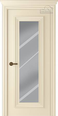 Belwooddoors Межкомнатная дверь Палаццо 1 остекленное Эмаль слоновая кость