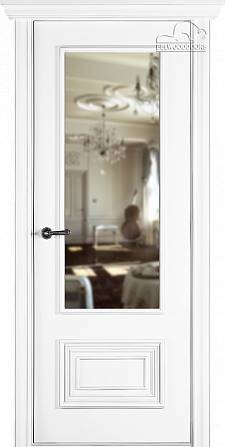 Belwooddoors Межкомнатная дверь Палаццо 2 остекленное Эмаль белый