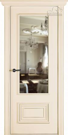 Belwooddoors Межкомнатная дверь Палаццо 2 остекленное Эмаль слоновая кость